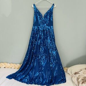JJs House blue dress